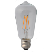 Filamento Bulb2w 4W 6W 8W do diodo emissor de luz do vintage de St58